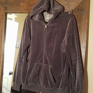 Nike velvet sweatshirt